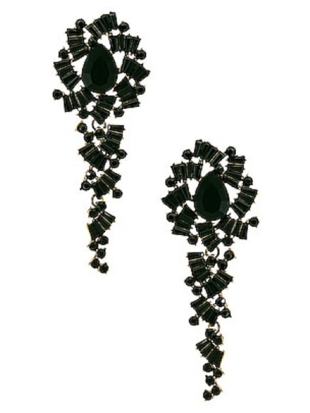 SHASHI Black Diamond Earring